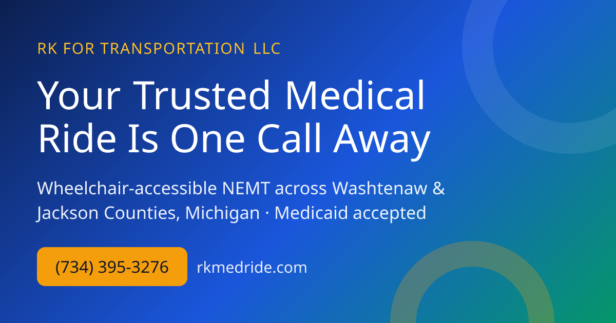 Guide to Medicaid Transportation in Michigan | RK For Transportation LLC